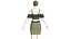 Girls Crop Top With Skirt V8