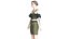 Girls Crop Top With Skirt V8
