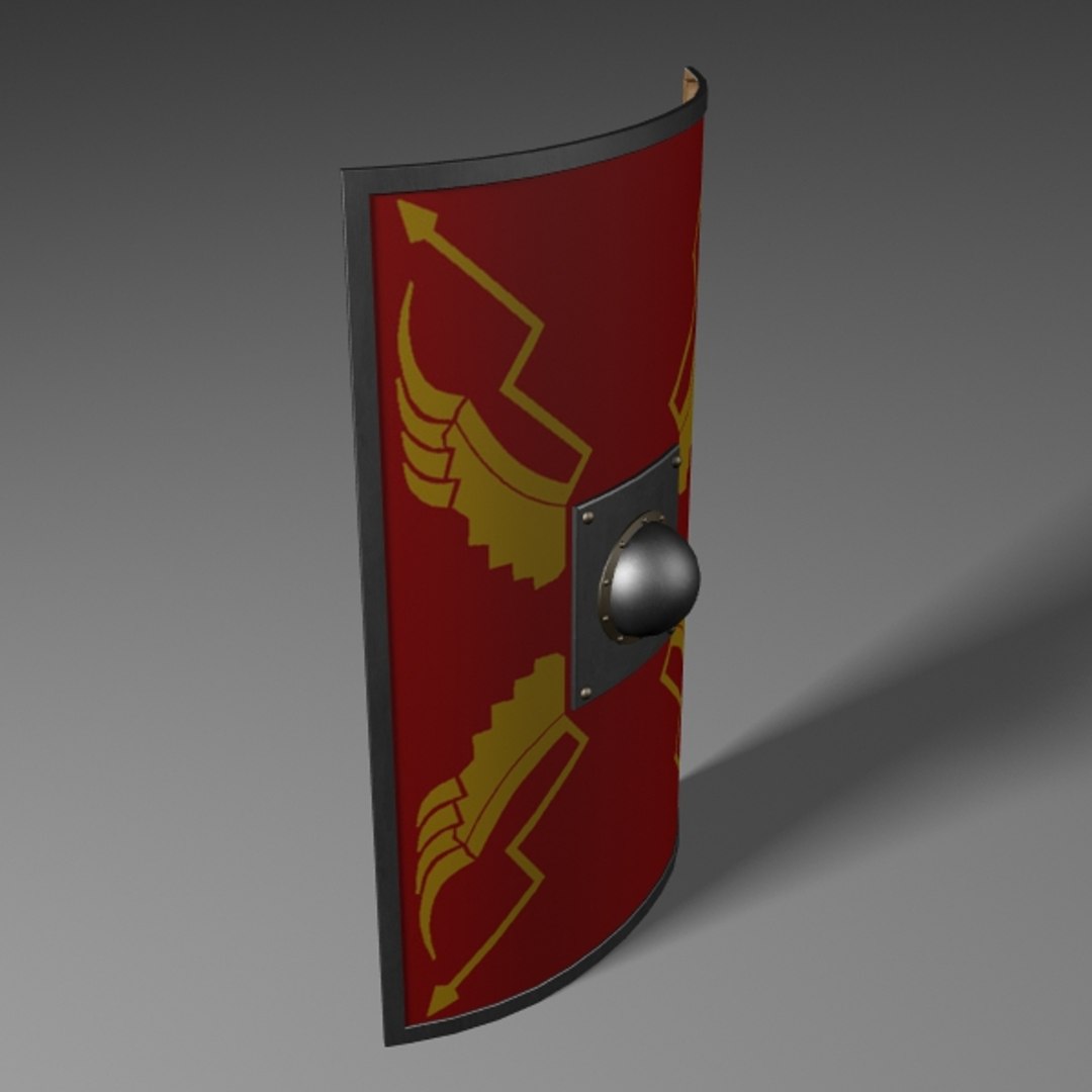 3d Roman Legionary Shield