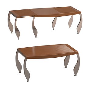 Poltronova SPLIT Extending steel wood table