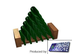 3d bottles stack support
