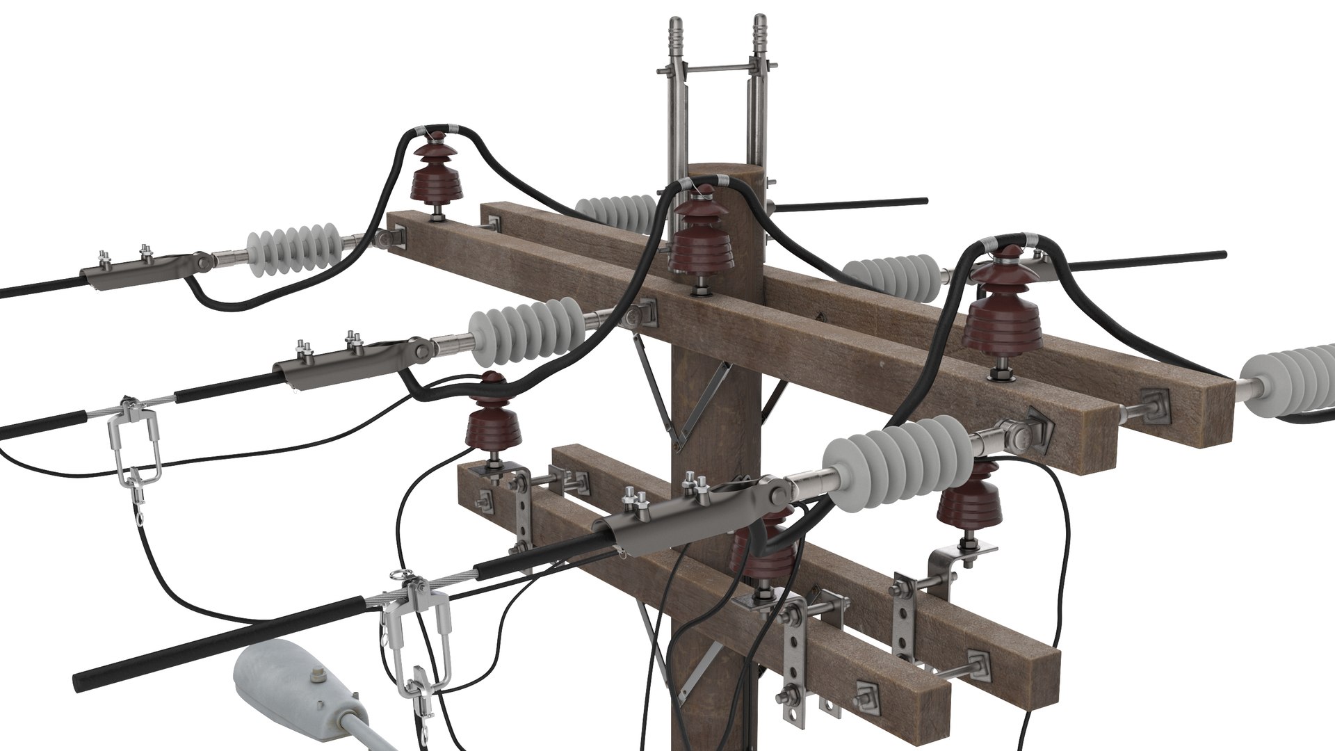 Utility Pole 3D Model - TurboSquid 2178952