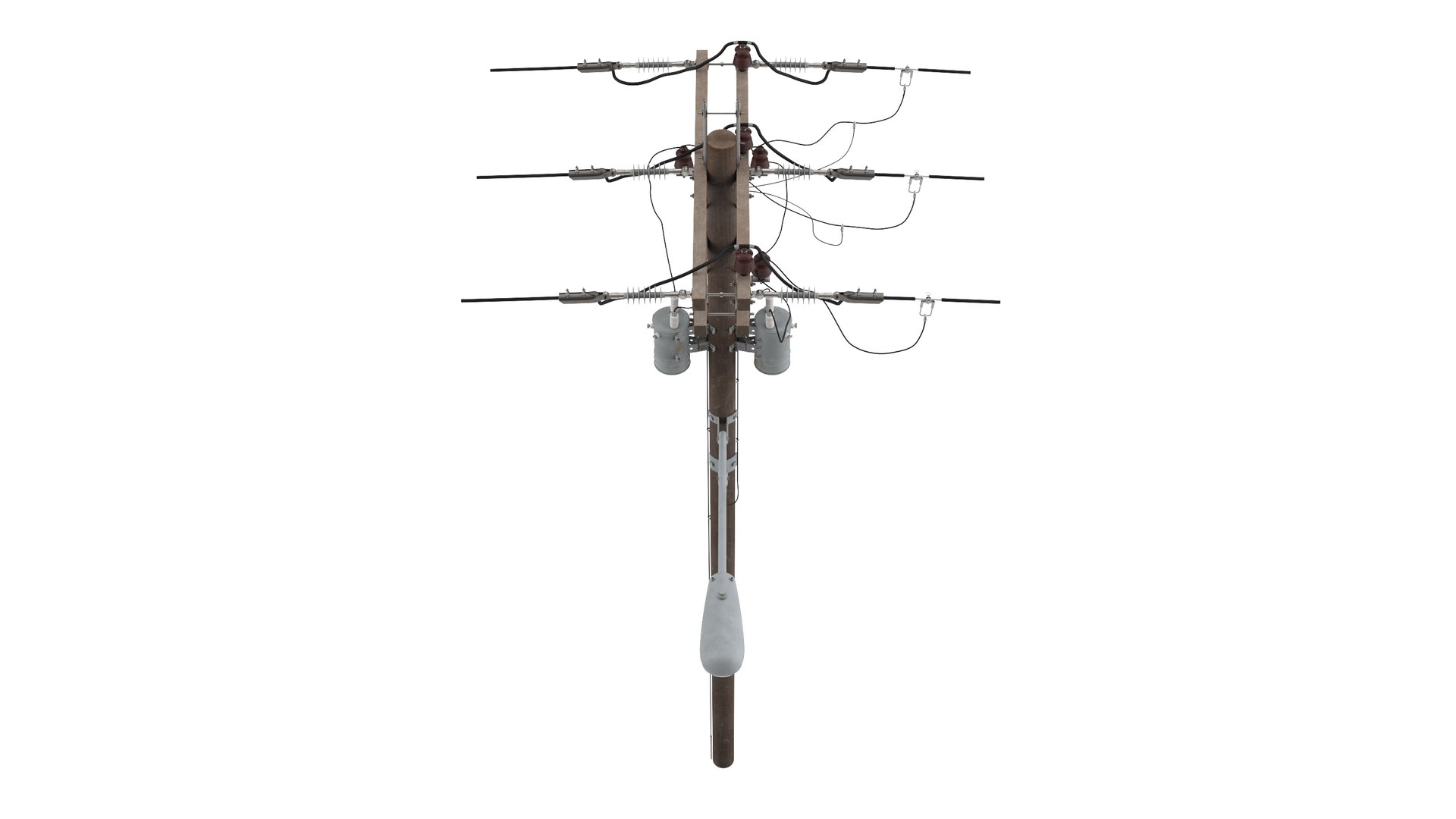 Utility Pole 3D Model - TurboSquid 2178952