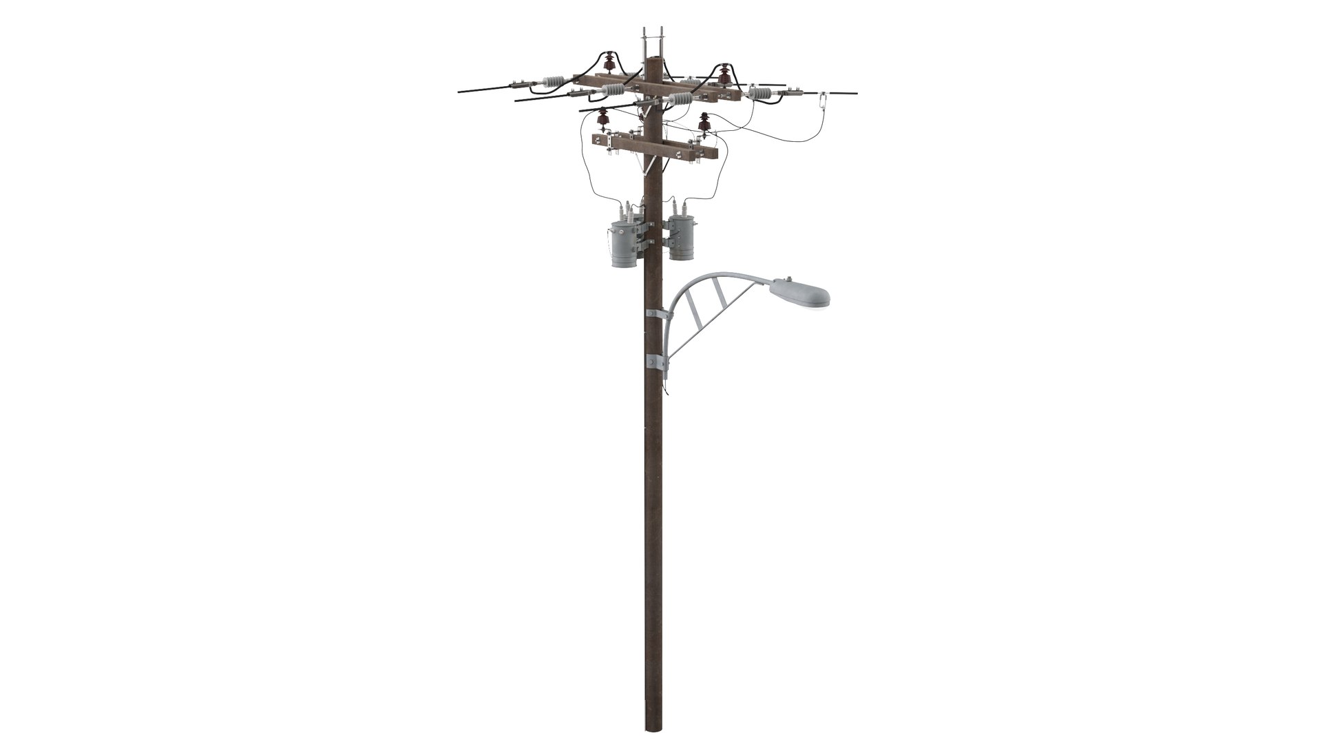 Utility Pole 3D Model - TurboSquid 2178952