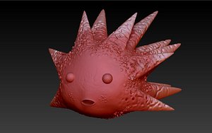 3D sea urchin model