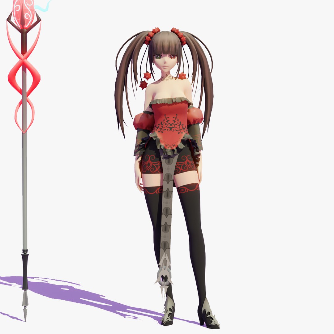 3D Female Magical Fantasy - Anime character - Ready to Unity - Unreal ...