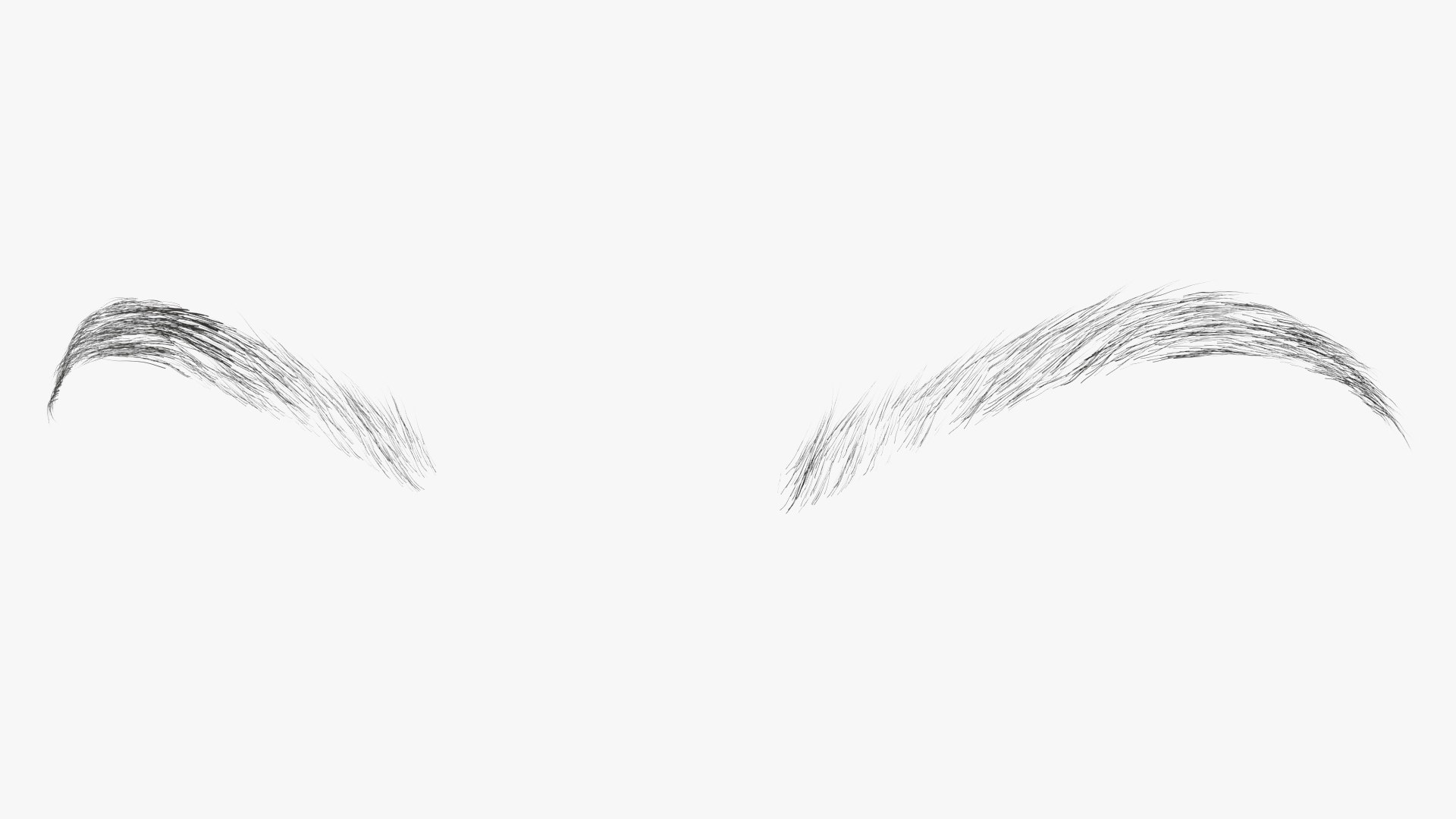 Rounded Brows 3D model preview