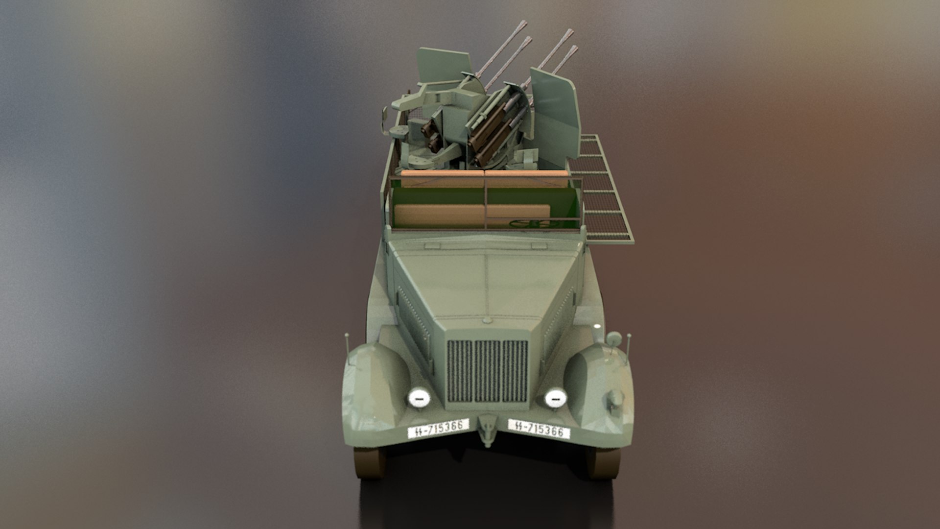 3D sdkfz 71 sonderkraftfahrzeug military vehicle - TurboSquid 1444866