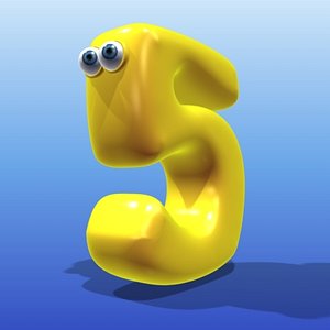 cute cartoon number max