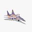 3ds max mig29 fighter jets mig