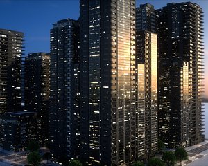 City Block Type A28 3D