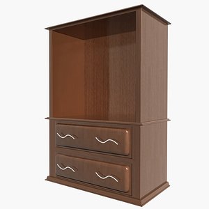 3ds max big screen tv hutch