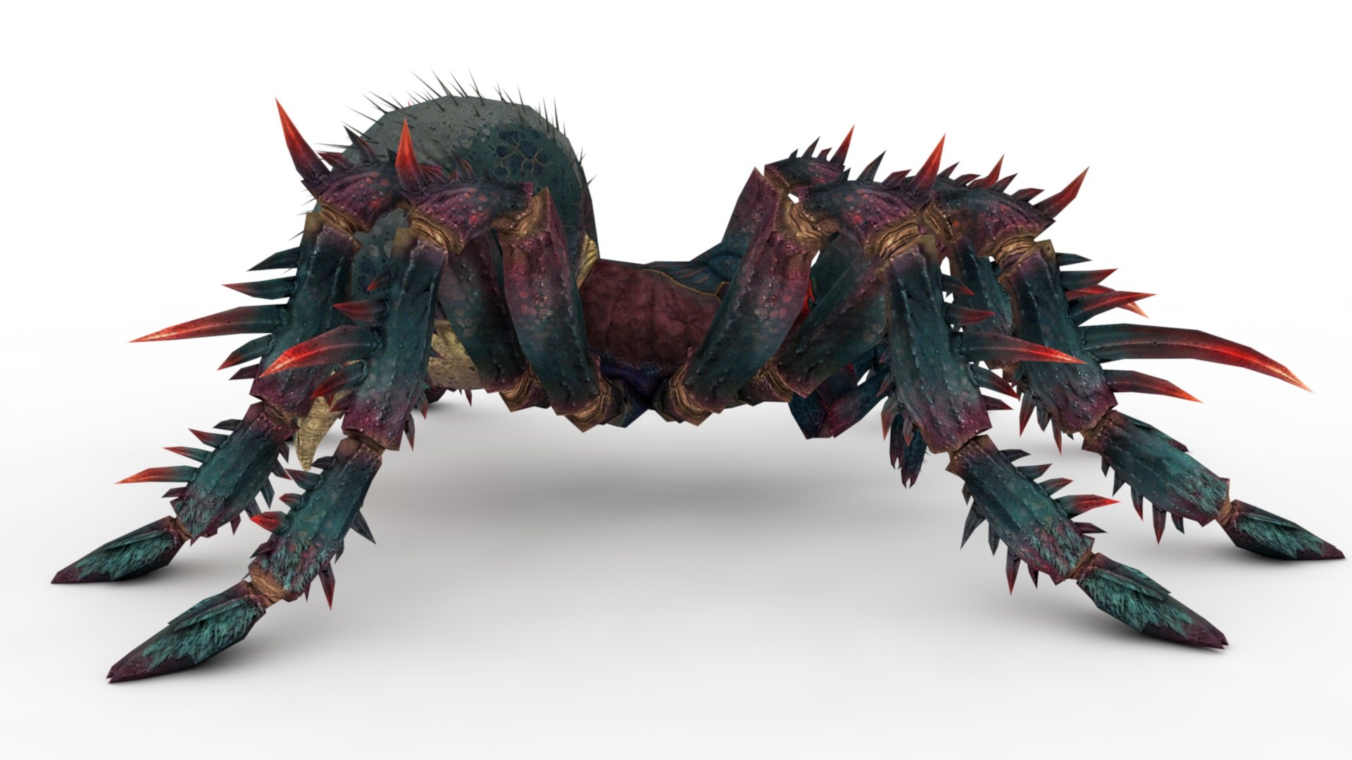 Black Spider 3D Model - TurboSquid 1916412