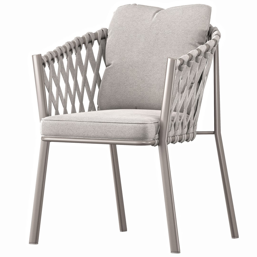 Sette Garden Karel Table And Chair 3D Model - TurboSquid 2048388