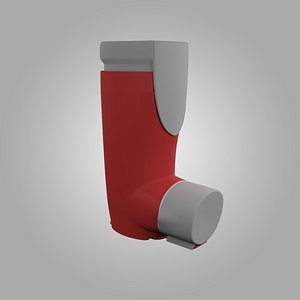 Asthma Inhaler 3d Max