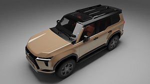 3D LEXUS GX 550 model