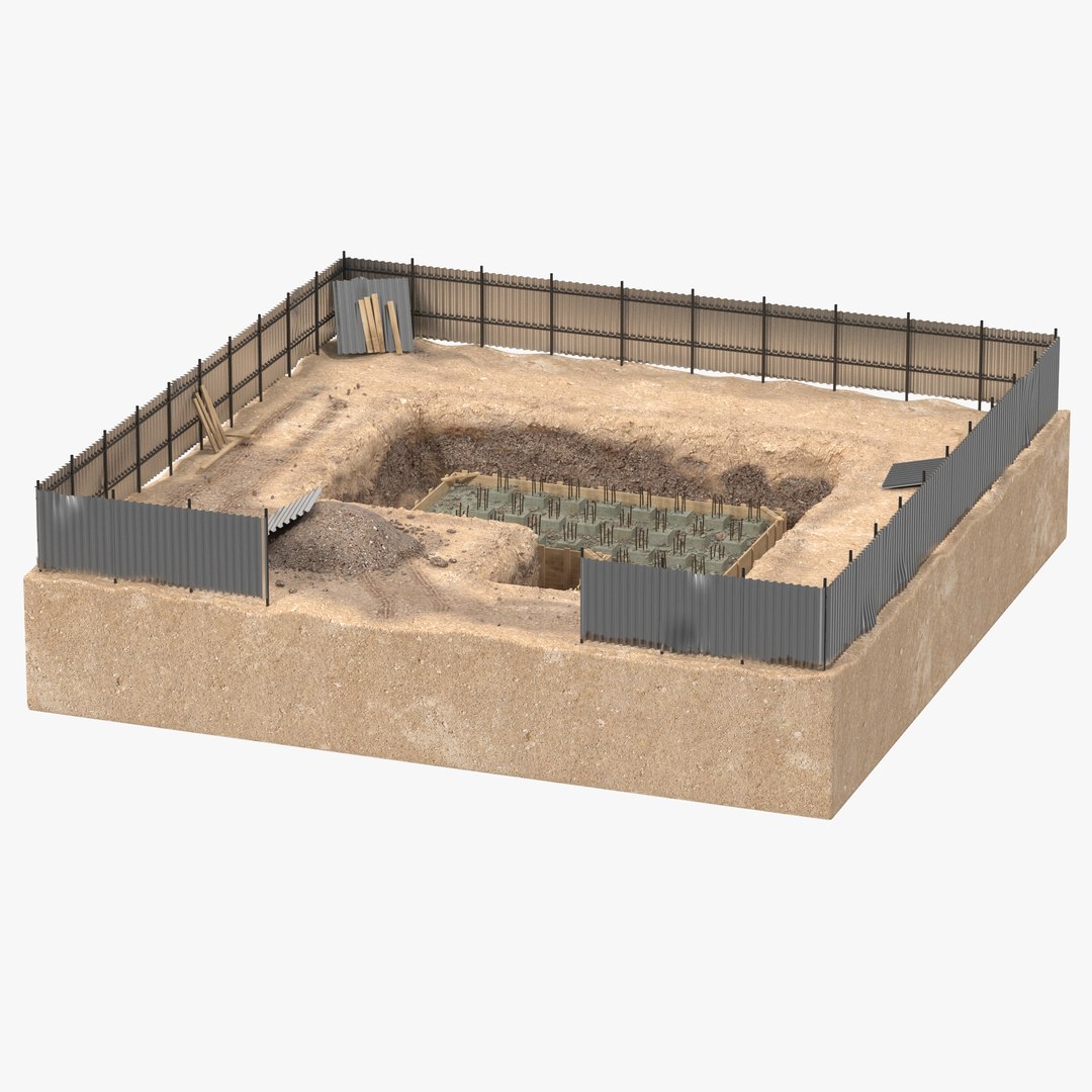 Construction Pit 5 3D model preview