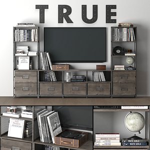 Wexler Wide Media Wall Set