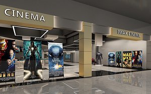 Cinema Lobby 03 model