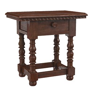 Late 19th Century Italian Side Table 3D model