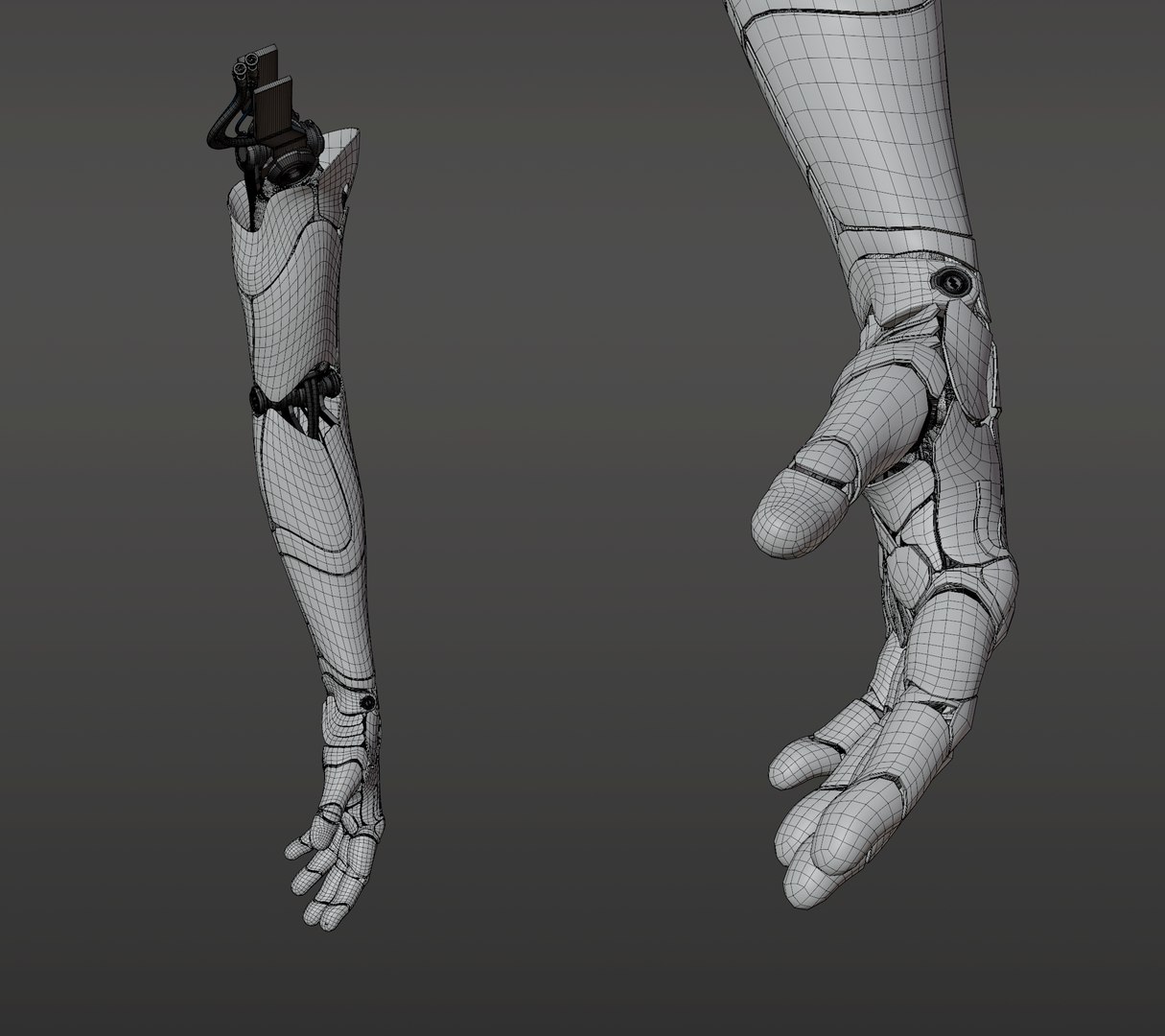 3D hand anatomy mechanical - TurboSquid 1605025