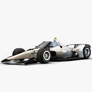 3D Dallara DW12 Aeroscreen Oval Speedway Template