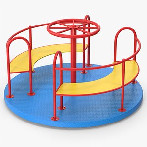 Playground Merry Go Roundabout 3D