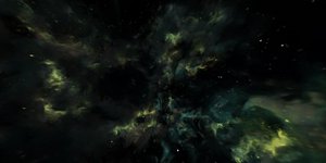 3D HDRI Epic Panoramic Sky - 360 starfield - epic green aurora 014