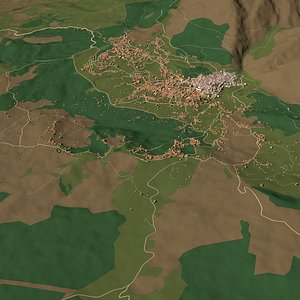 3D Chefchaouen Morocco - city and urban model