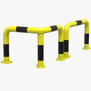 Safety Barrier Angle Protection 3D model