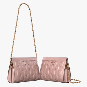 GG matelasse leather shoulder bag Pink model