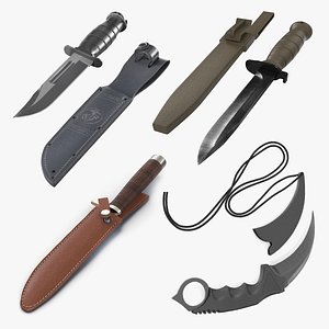 Knives with Sheath Collection 2