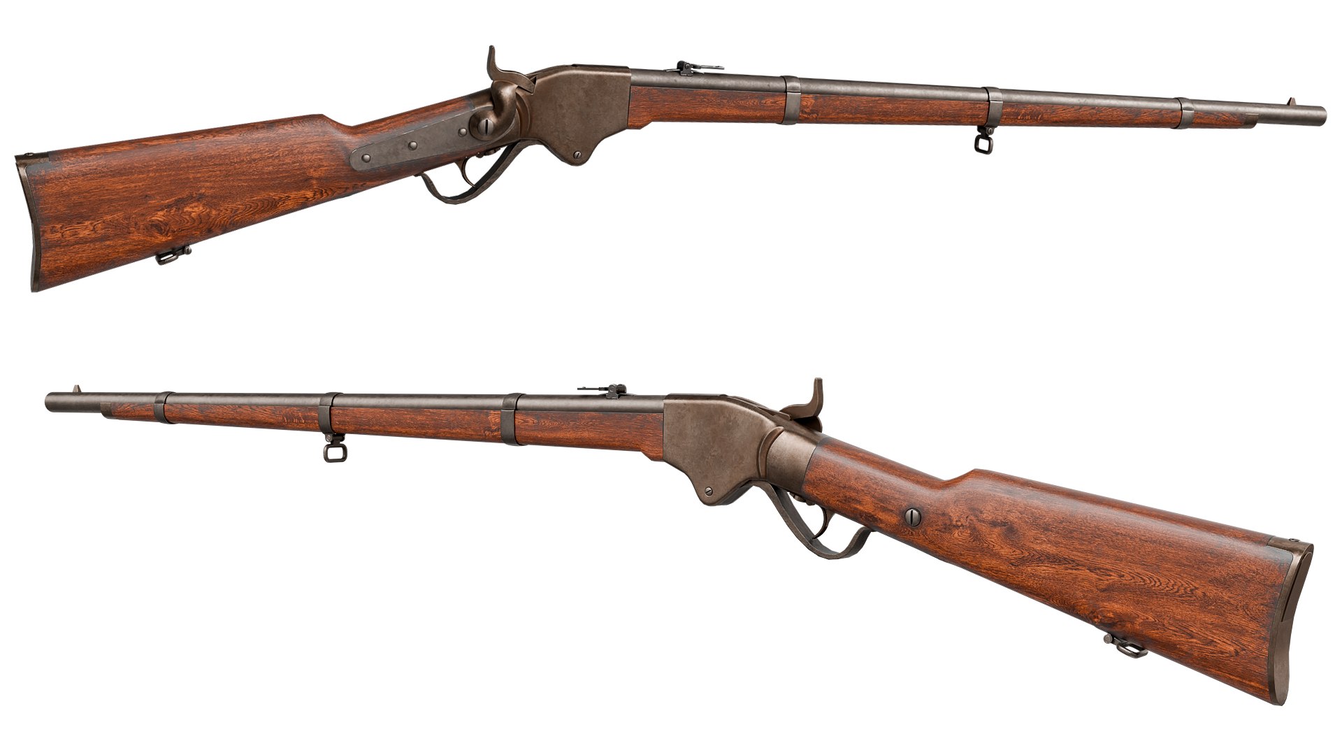 Spencer Repeating Rifle 3D TurboSquid 2212855
