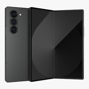 3D model Samsung Galaxy Z Fold 6 Crafted Black
