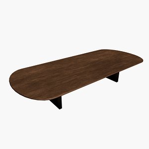 Office Meeting Table Low Poly