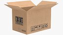 Cardboard Box 3 Open V1