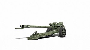 D30 2A18M Trumpeter 122mm Howitzer 3D model
