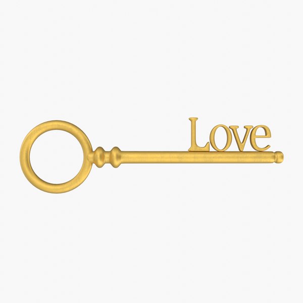 3D Skeleton Key Gold