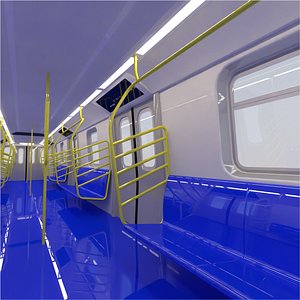 R211 subway car interior