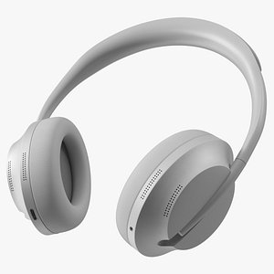 3D Bose Noise Canceling Headphones 700 Silver