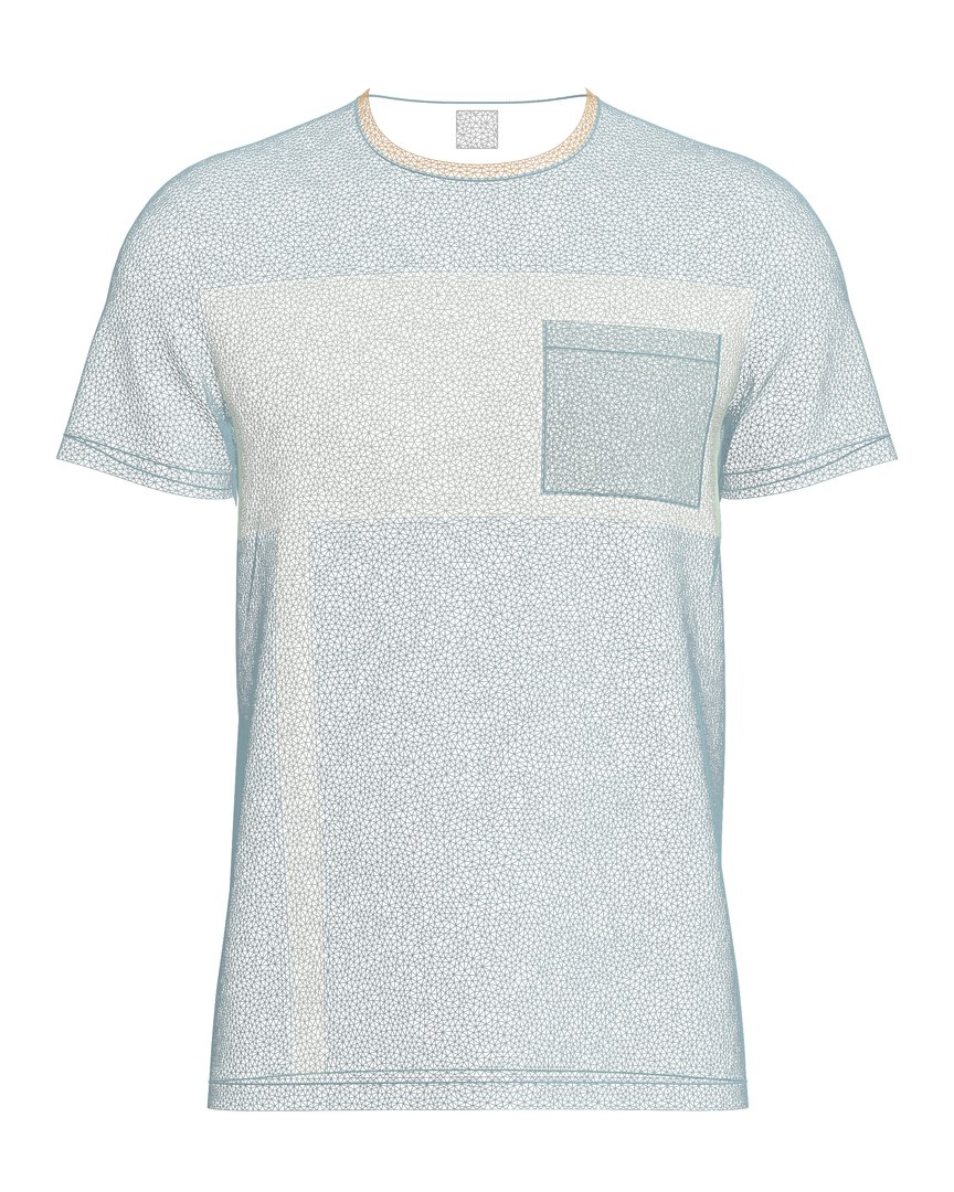 Pocket T-Shirt 3D model - TurboSquid 2054547