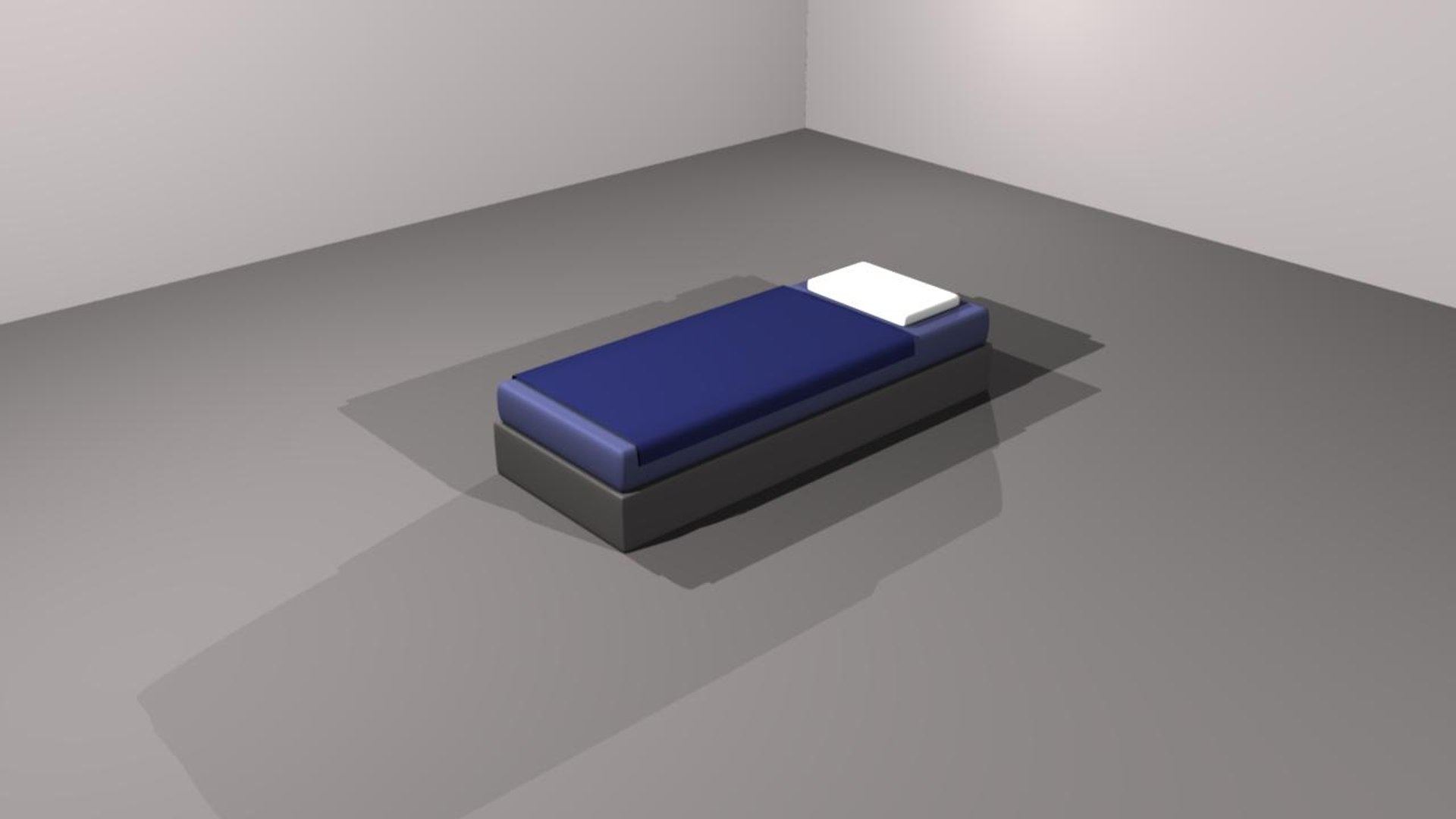 3d Model Simple Bed