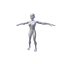 Kobieta 1 61m basemesh
