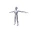 Kobieta 1 61m basemesh