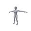 Kobieta 1 61m basemesh