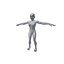 Kobieta 1 61m basemesh