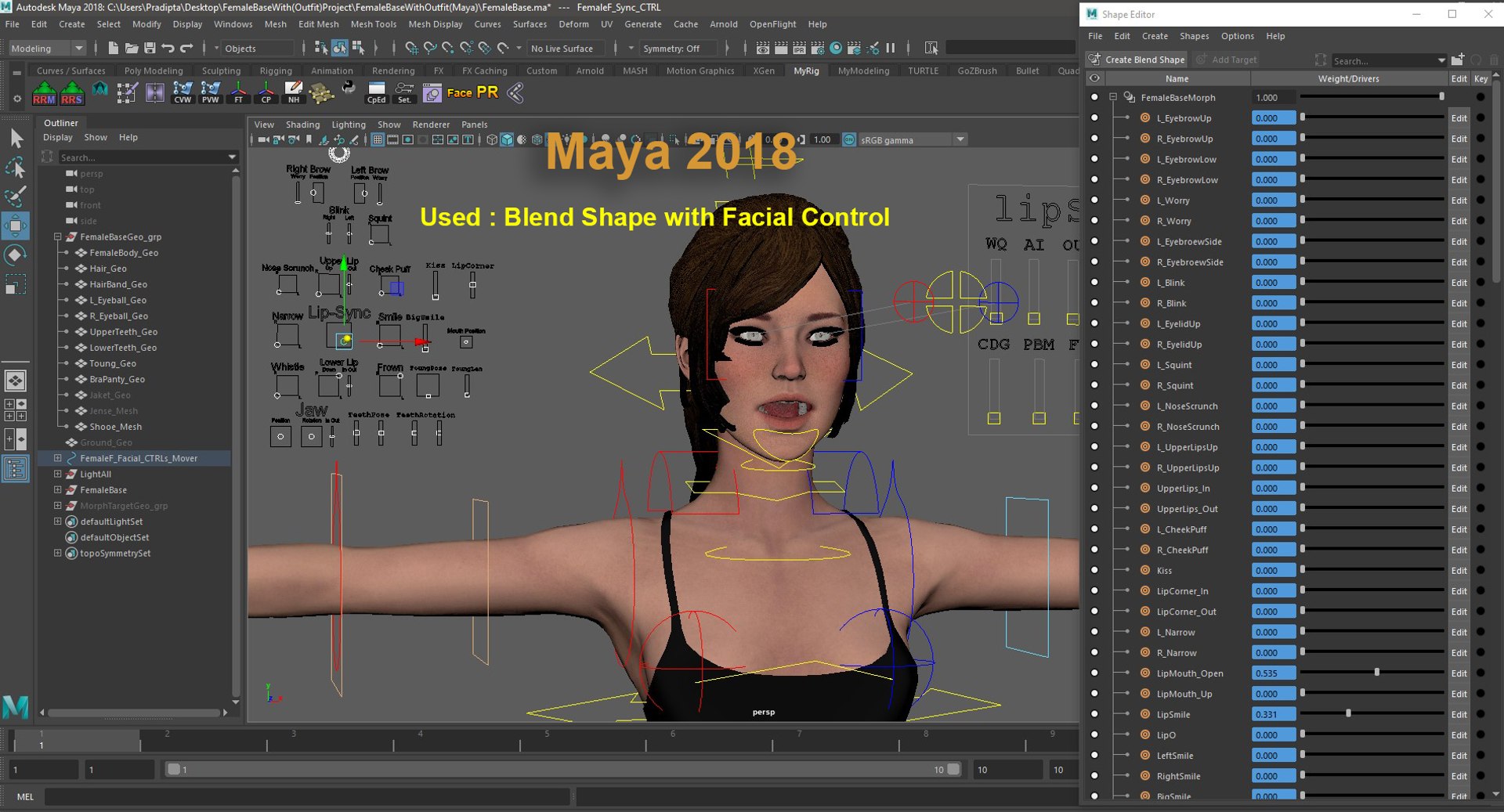 Female Base With Outfit 3D model - TurboSquid 1804840