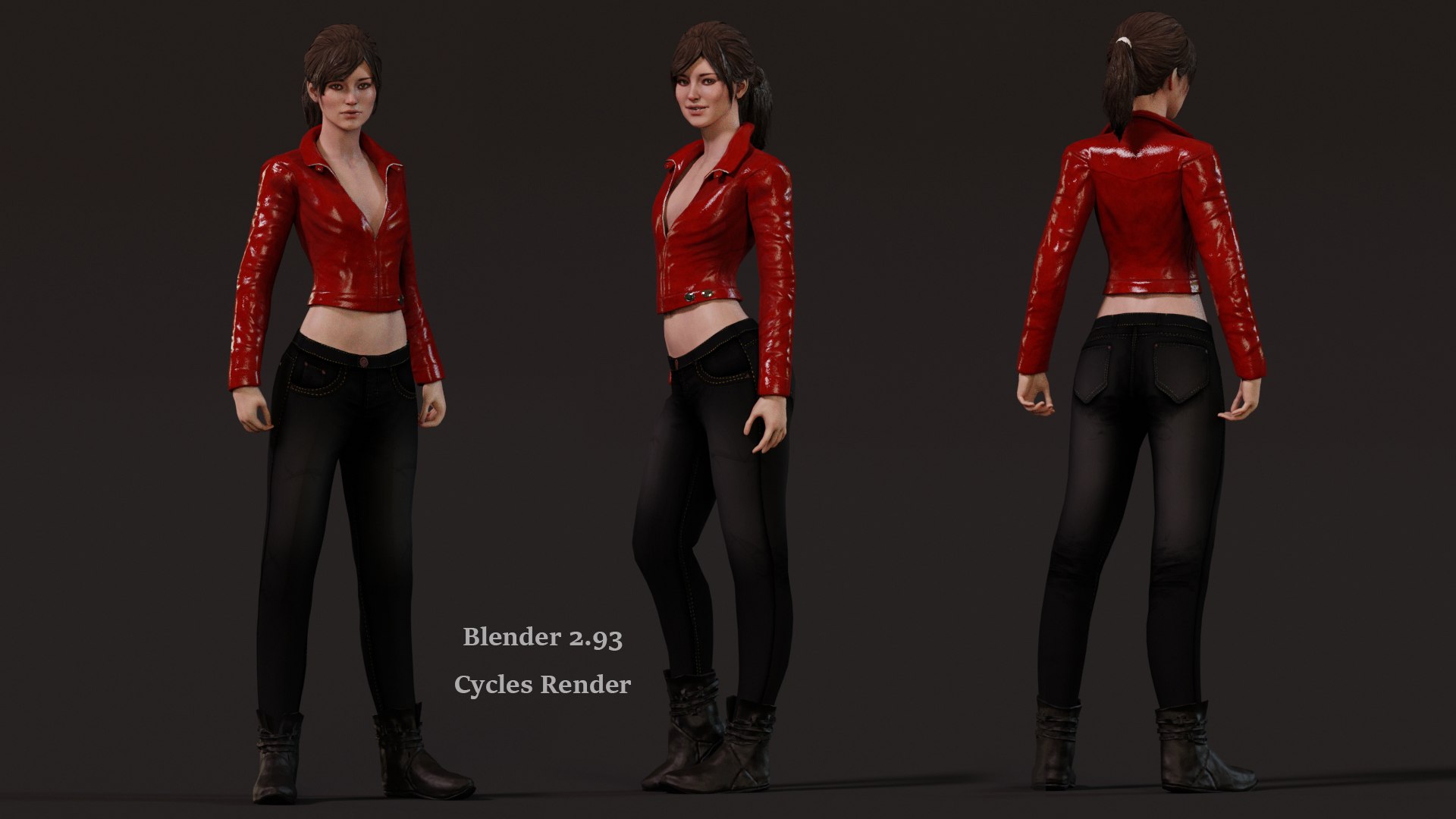 Female Base With Outfit 3D model - TurboSquid 1804840