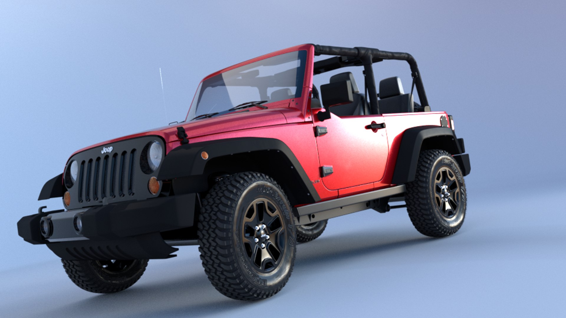 3D Jeep Wrangler Model - TurboSquid 1312892