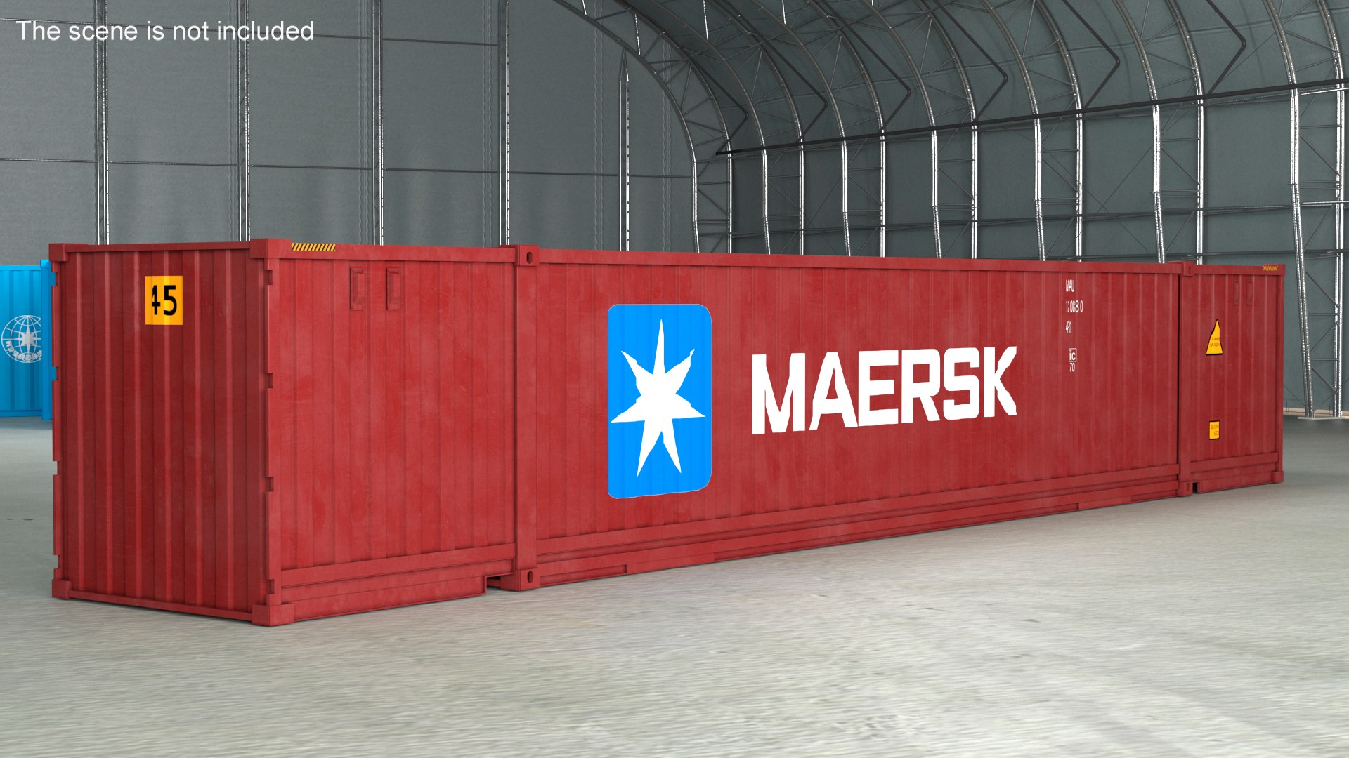 3D Shipping Container 53 Ft - TurboSquid 2164086